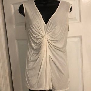 Express sleeveless ruched top